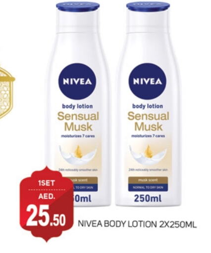 Nivea Body Lotion & Cream available at TALAL MARKET in UAE - Dubai