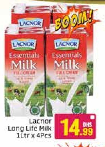 LACNOR Long Life / UHT Milk available at Azhar Al Madina Hypermarket in UAE - Dubai