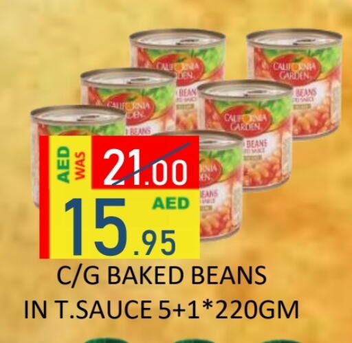 CALIFORNIA GARDEN Baked Beans available at ROYAL GULF HYPERMARKET LLC in UAE - Abu Dhabi