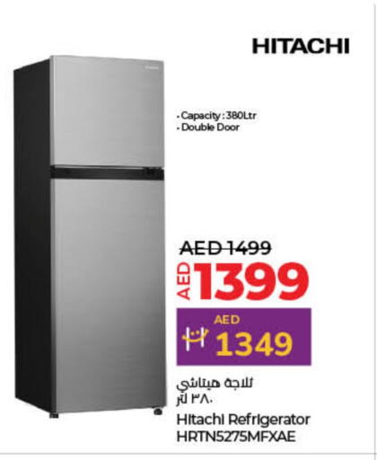 HITACHI Refrigerator available at Lulu Hypermarket in UAE - Fujairah