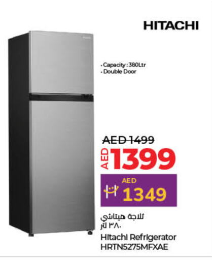 HITACHI Refrigerator available at Lulu Hypermarket in UAE - Fujairah