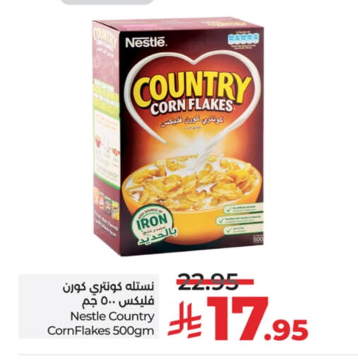 NESTLE COUNTRY Corn Flakes available at LULU Hypermarket in KSA, Saudi Arabia, Saudi - Unayzah