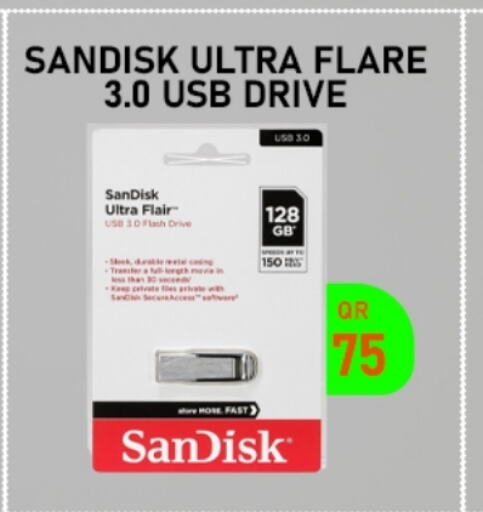 SANDISK Flash Drive available at Tech Deals Trading in Qatar - Al Wakra