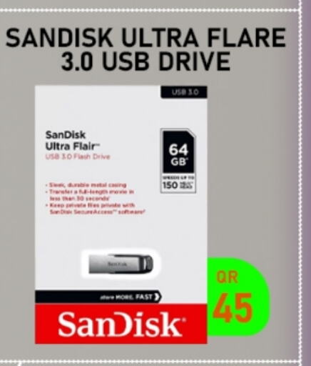 SANDISK Flash Drive available at Tech Deals Trading in Qatar - Al Wakra