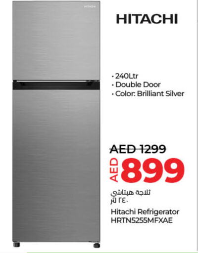 HITACHI Refrigerator available at Lulu Hypermarket in UAE - Fujairah