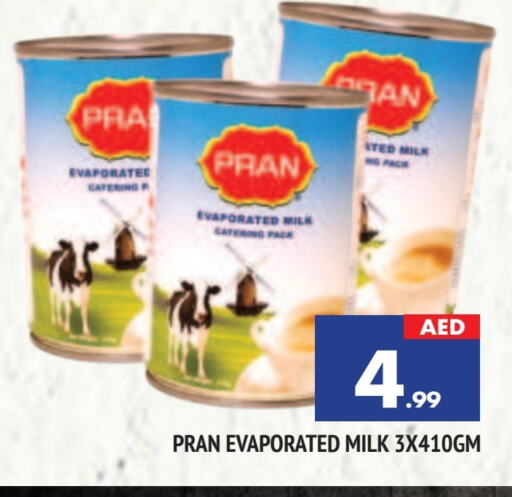 PRAN Evaporated Milk available at AL MADINA in UAE - Sharjah / Ajman