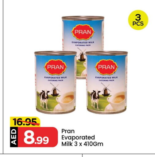 PRAN Evaporated Milk available at Mark & Save in UAE - Sharjah / Ajman