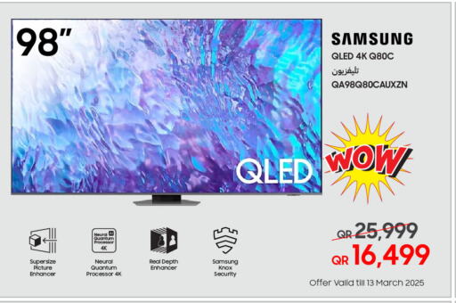 SAMSUNG QLED TV available at Techno Blue in Qatar - Al Wakra