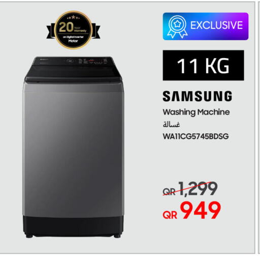 SAMSUNG Washing Machine available at Techno Blue in Qatar - Al Wakra