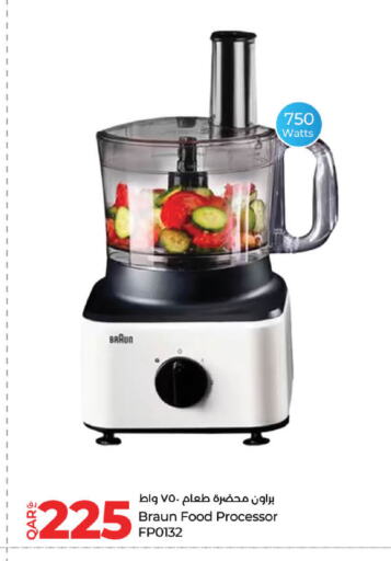 BRAUN Food Processor available at LuLu Hypermarket in Qatar - Doha