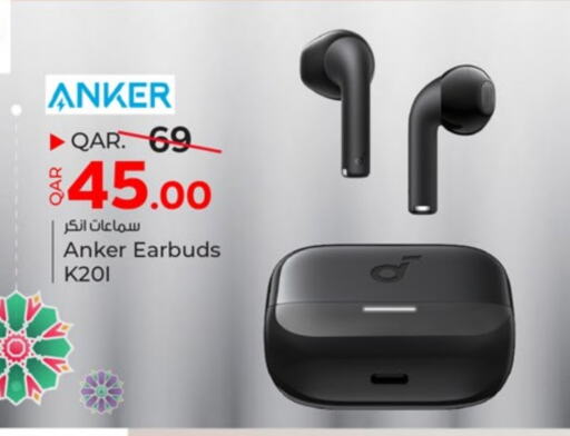 Anker Earphone available at Paris Hypermarket in Qatar - Al Khor