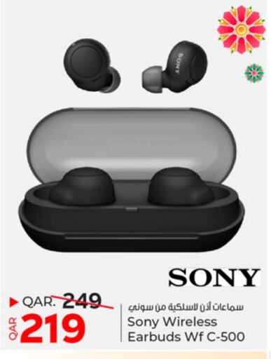 SONY Earphone available at Paris Hypermarket in Qatar - Al Khor