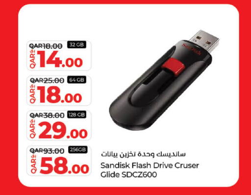 SANDISK Flash Drive available at LuLu Hypermarket in Qatar - Al Khor