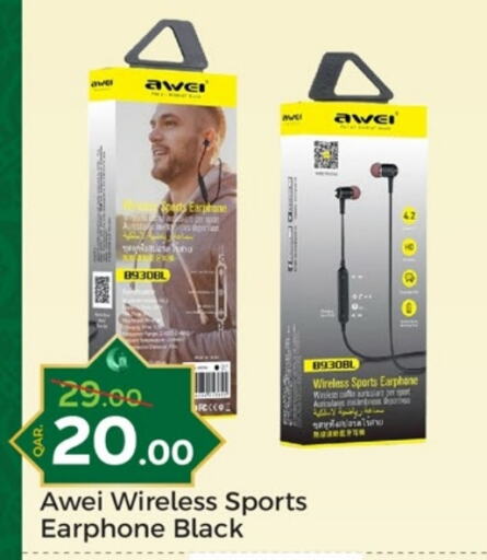 Earphone available at Paris Hypermarket in Qatar - Al-Shahaniya