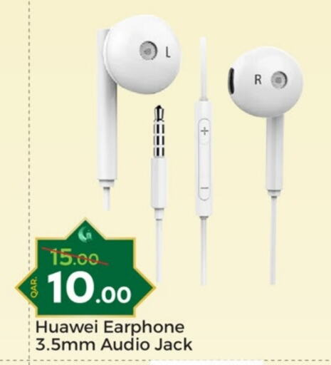 HUAWEI Earphone available at Paris Hypermarket in Qatar - Al-Shahaniya