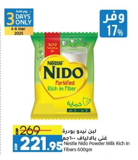 NIDO Milk Powder available at Lulu Hypermarket  in Egypt - Cairo