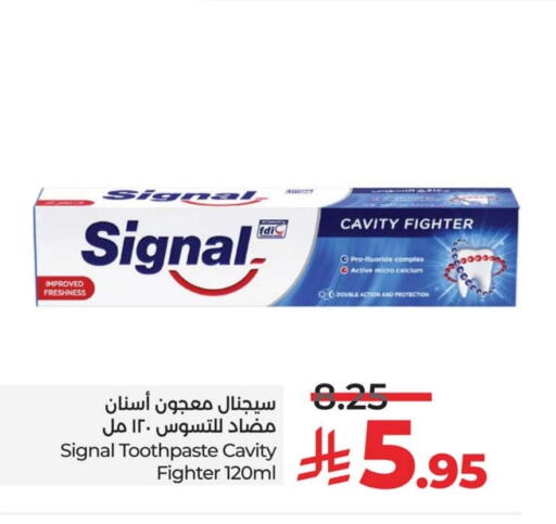 SIGNAL Toothpaste available at LULU Hypermarket in KSA, Saudi Arabia, Saudi - Saihat