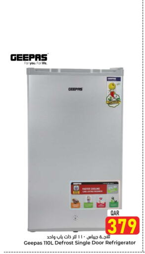 GEEPAS Refrigerator available at Dana Hypermarket in Qatar - Al-Shahaniya