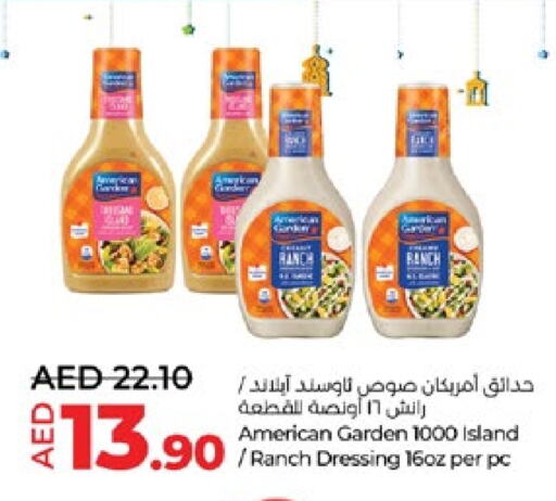 AMERICAN GARDEN Dressing available at Lulu Hypermarket in UAE - Abu Dhabi