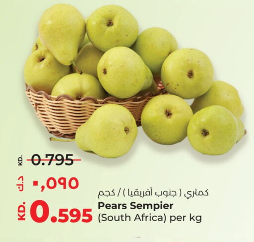 Pear from South Africa available at Lulu Hypermarket  in Kuwait - Ahmadi Governorate