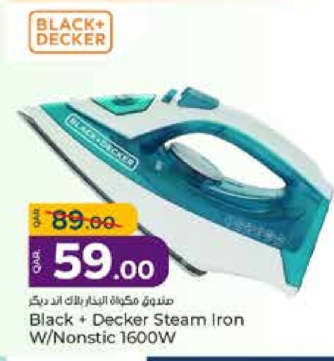 BLACK+DECKER Ironbox available at Paris Hypermarket in Qatar - Umm Salal