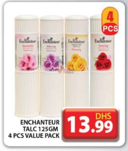 Enchanteur Talcum Powder available at Grand Hyper Market in UAE - Dubai