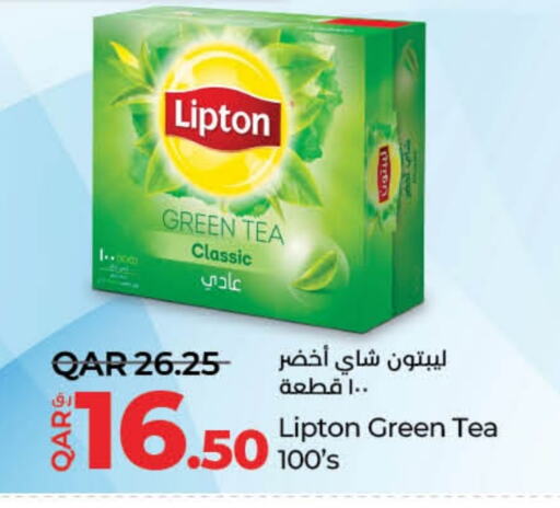 Lipton Green Tea Bag available at LuLu Hypermarket in Qatar - Al-Shahaniya