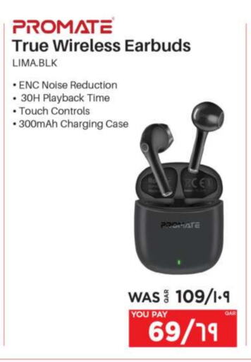 PROMATE Earphone available at Emax  in Qatar - Al Shamal