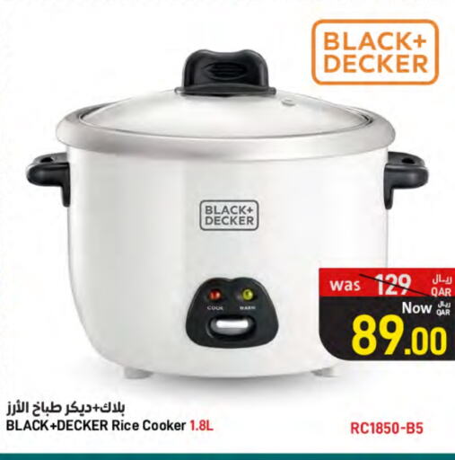 BLACK+DECKER Rice Cooker available at SPAR in Qatar - Al Daayen