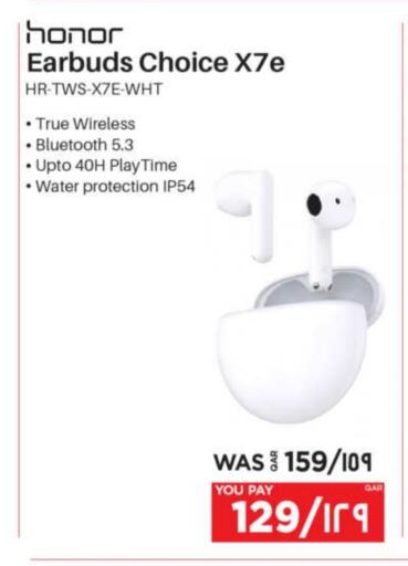 HONOR Earphone available at Emax  in Qatar - Al Khor