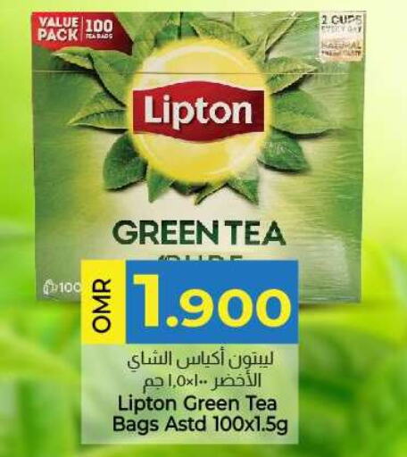 ليبتون Green Tea Bag available at ك. الم. للتجارة in عُمان - مسقط‎