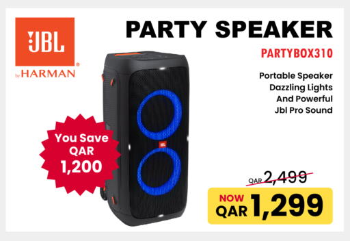 JBL Speaker available at Jumbo Electronics in Qatar - Al Wakra