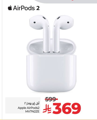 APPLE Earphone available at LULU Hypermarket in KSA, Saudi Arabia, Saudi - Qatif