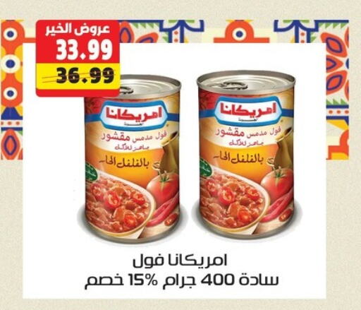 AMERICANA Fava Beans available at AlSultan Hypermarket in Egypt - Cairo