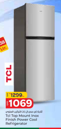 TCL Refrigerator available at Paris Hypermarket in Qatar - Al Wakra