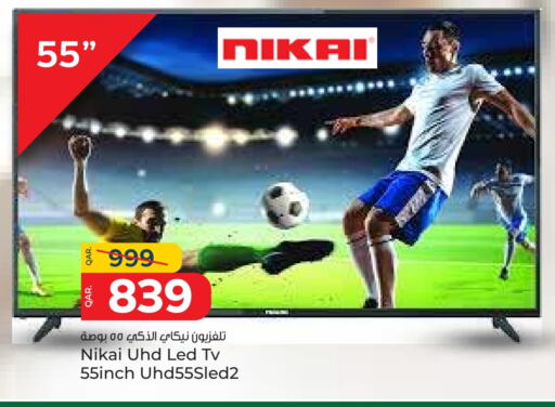 NIKAI Smart TV available at Paris Hypermarket in Qatar - Al Khor