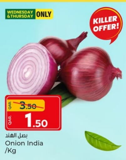 Onion from India available at Paris Hypermarket in Qatar - Al Rayyan