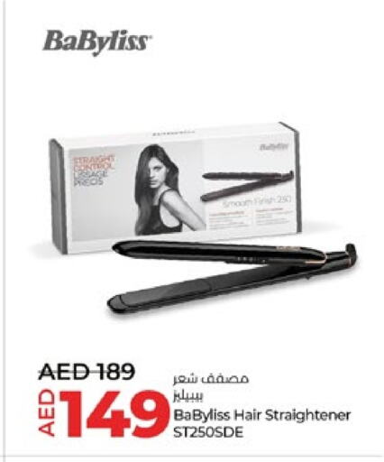 BABYLISS Hair Appliances available at Lulu Hypermarket in UAE - Al Ain