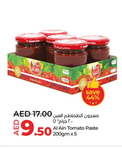 AL AIN Tomato Paste available at Lulu Hypermarket in UAE - Umm al Quwain
