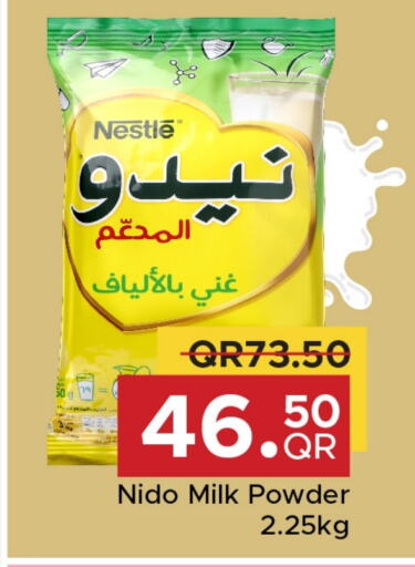 NIDO Milk Powder available at مركز التموين العائلي in قطر - الشحانية