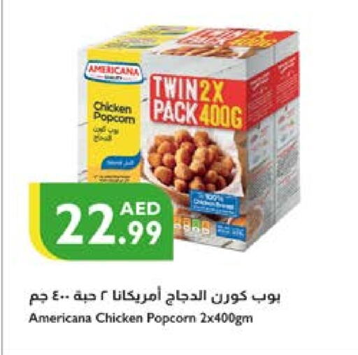 AMERICANA Chicken Pop Corn available at Istanbul Supermarket in UAE - Al Ain