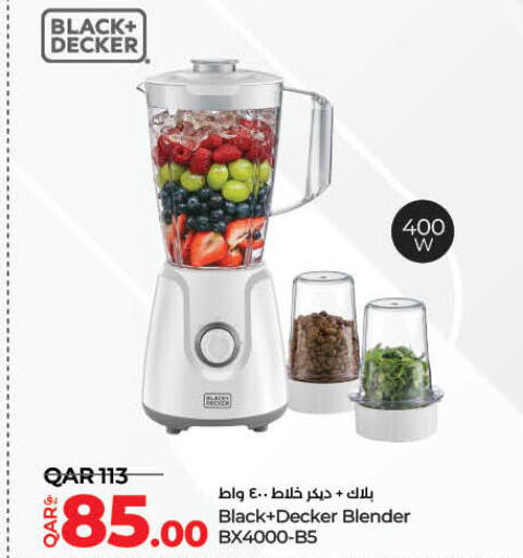 Kitchen Appliance in LuLu Hypermarket, Qatar Offers - Qatar BLACK+DECKER Mixer / Grinder available at LuLu Hypermarket in Qatar - Doha