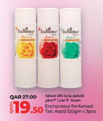 Enchanteur Talcum Powder available at LuLu Hypermarket in Qatar - Doha