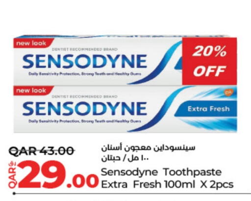 SENSODYNE Toothpaste available at LuLu Hypermarket in Qatar - Al Shamal