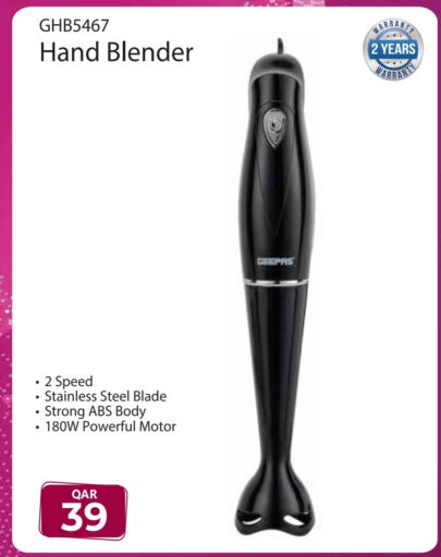 Kitchen Appliance in Regency Group, Qatar Offers - Qatar GEEPAS Mixer / Grinder available at Regency Group in Qatar - Al Wakra