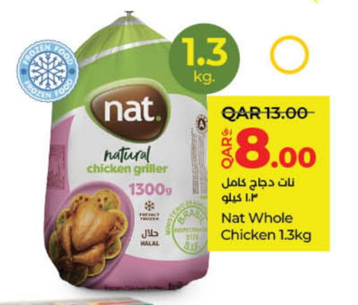 NAT Frozen Whole Chicken available at LuLu Hypermarket in Qatar - Al Wakra
