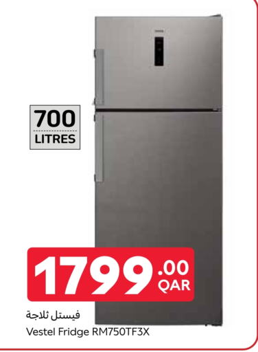 الأدوات المنزلية الكبيرة in كارفور, قطر Offers - قطر فيستل ثلاجة available at كارفور in قطر - الريان