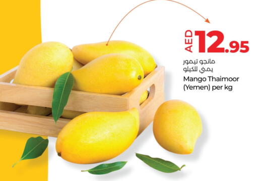 Mangoes from Yemen available at Lulu Hypermarket in UAE - Umm al Quwain