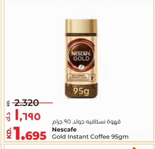 NESCAFE GOLD Coffee available at Lulu Hypermarket  in Kuwait - Jahra Governorate