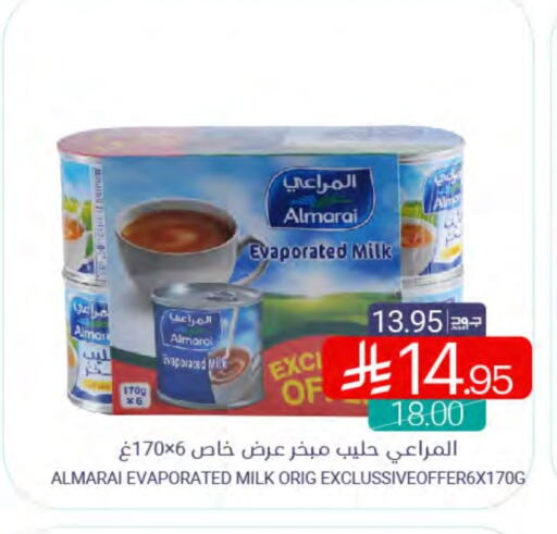 Powdered & Condensed Milk in Muntazah Markets, Saudi Arabia Offers - Saudi Arabia ALMARAI Evaporated Milk available at Muntazah Markets in KSA, Saudi Arabia, Saudi - Saihat